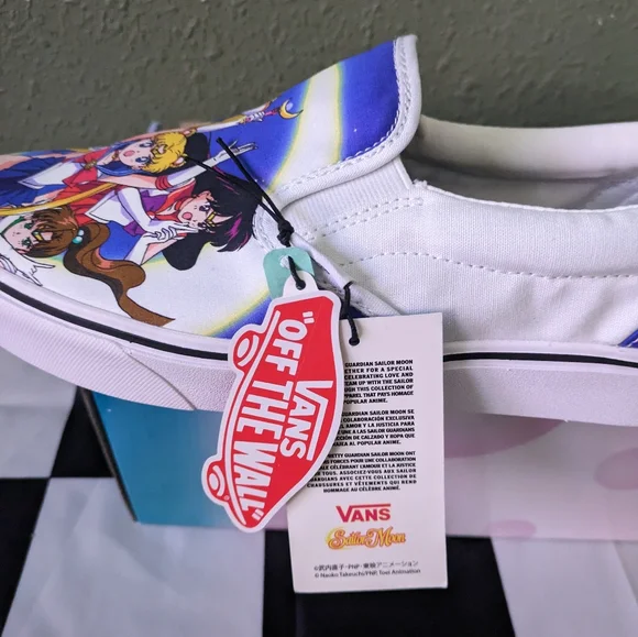 Vans ComfyCush Slip On Men 10.5 Sailor Moon Pretty Guardians Multicolor 072024 - Picture 6 of 12